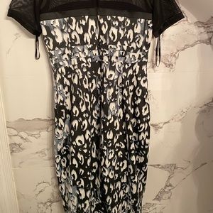 Black and white dress